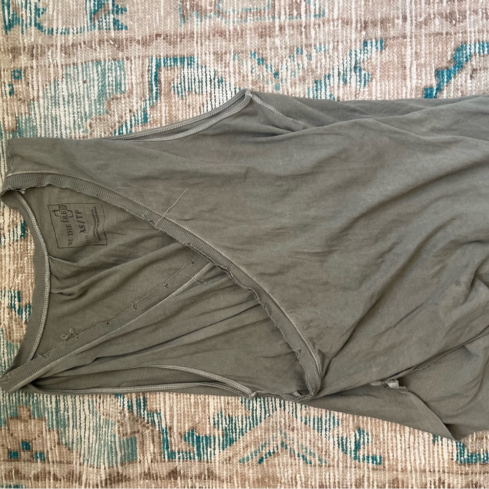 Olive Green Sleeveless Top